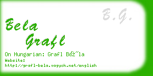 bela grafl business card